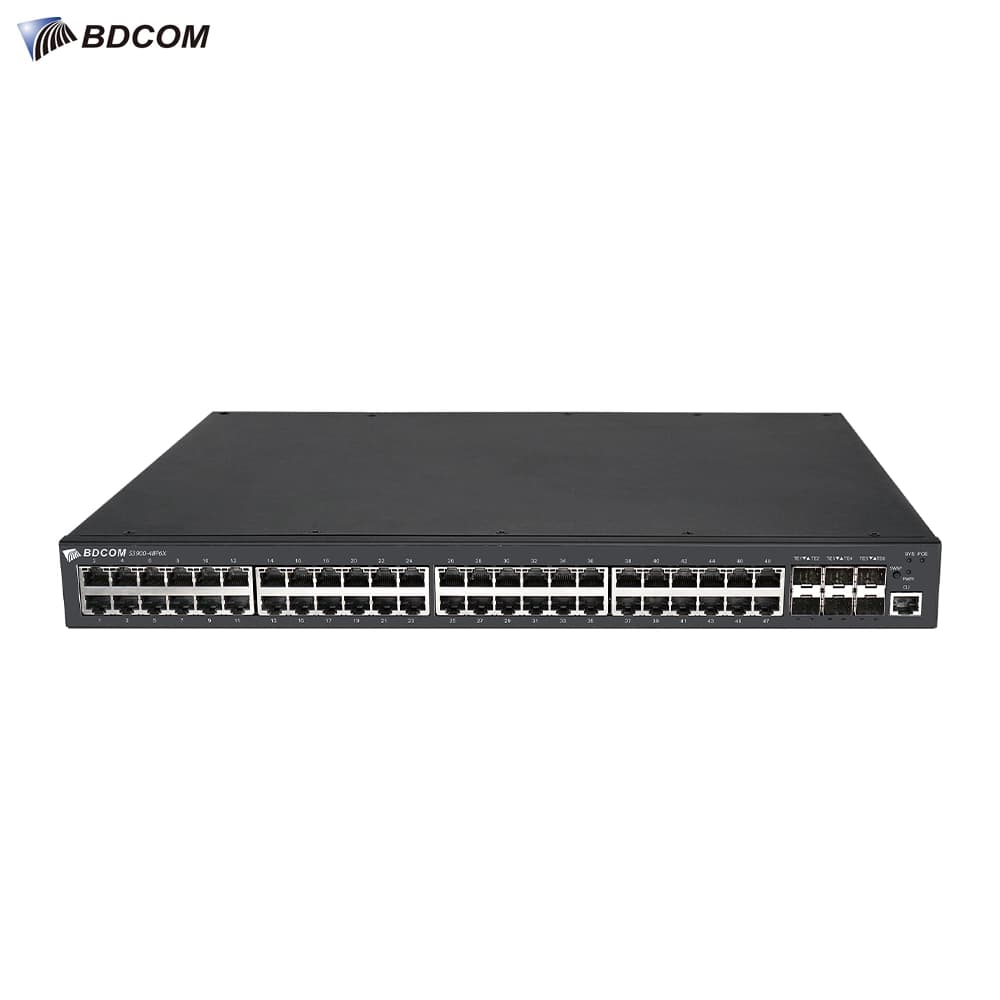 BDCOM S2900-48P6X 48 Port Gigabit Network PoE Switch - Image 1