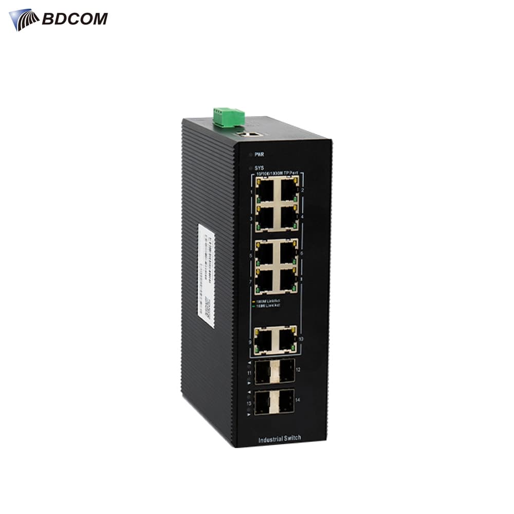 BDCOM IES200-L25-8P4S 8 Port Gigabit Endustriyel PoE Switch - Image 1