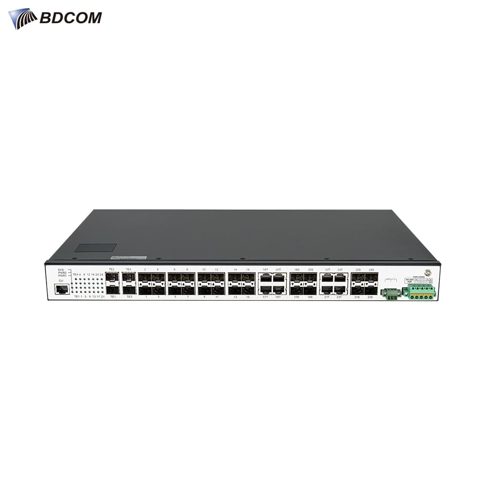 BDCOM IES2000-5024S8C4X 16 Port Gigabit Endustriyel Switch - Image 1