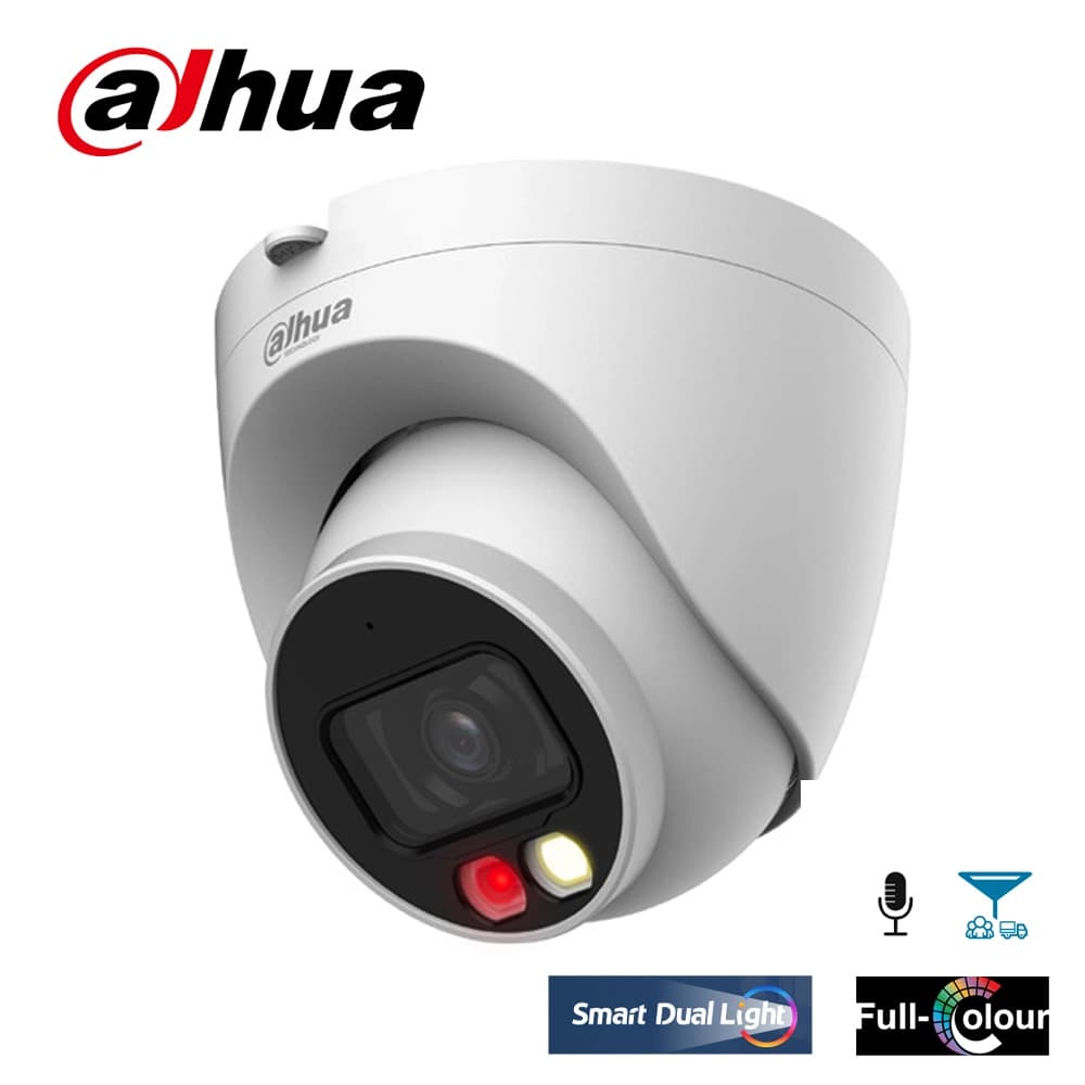 Dahua IPC-HDW1249T-S-IL 2MP Sesli IP Dome Kamera thumbnail 2