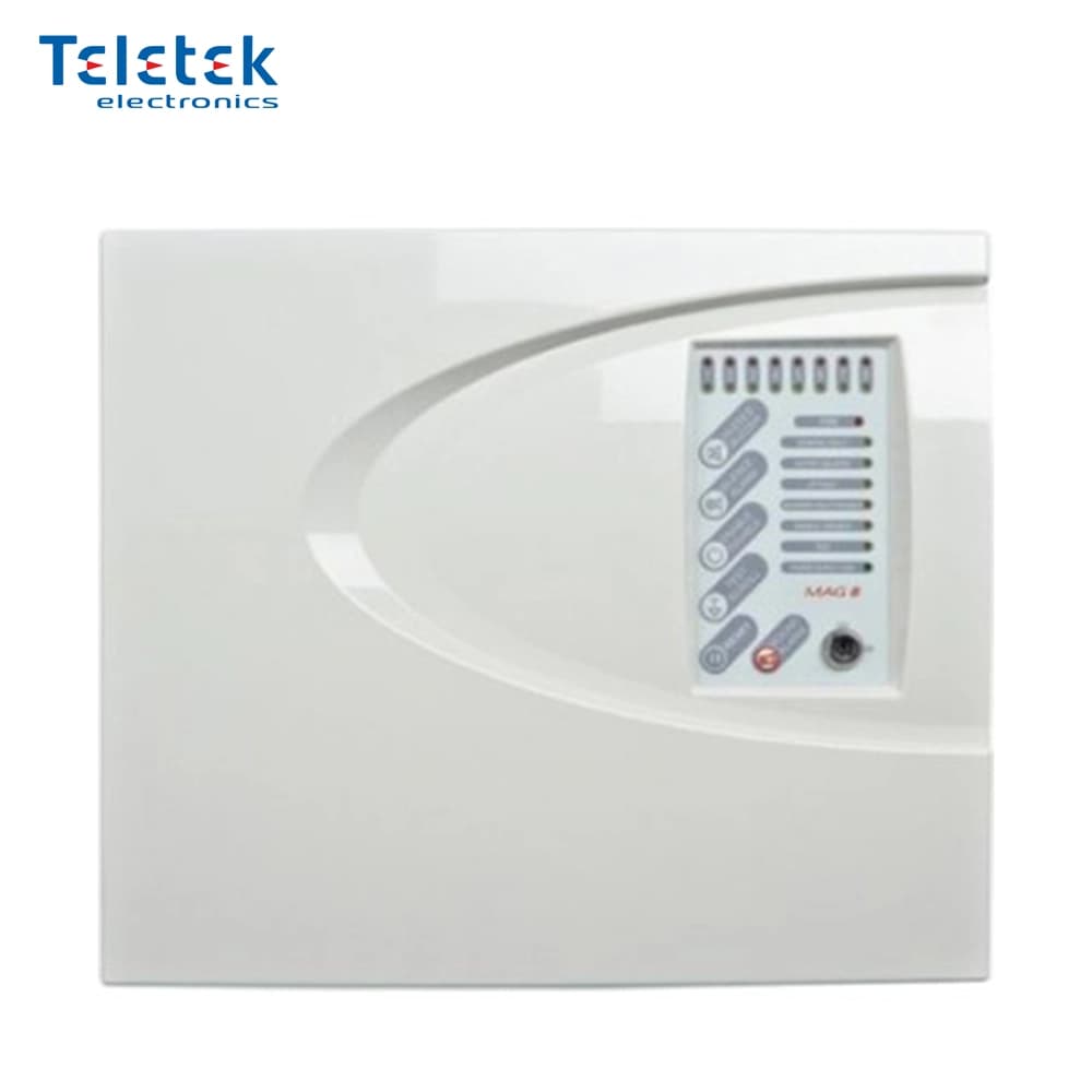 Teletek MAG 8P 8 Zone Konvansiyonel Yangın Alarm Paneli - Image 1