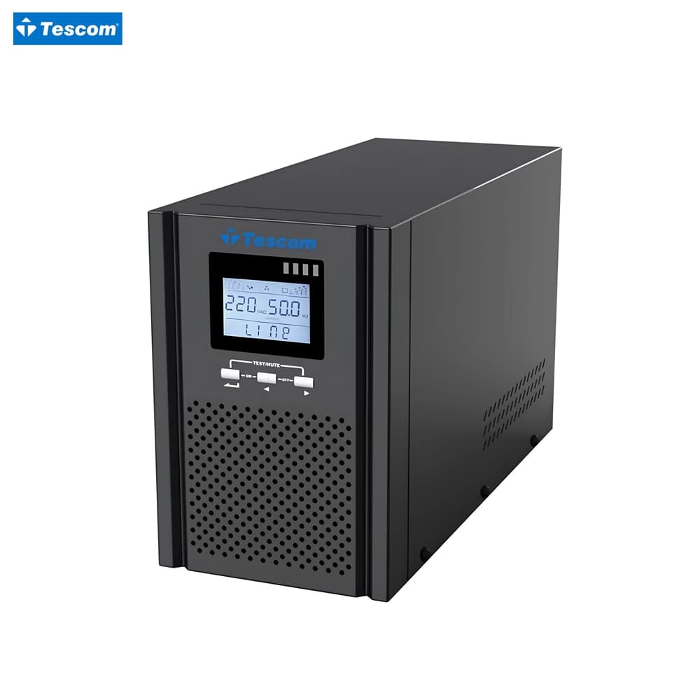 Tescom Teos+ 1 KVA Online Kesintisiz Güç Kaynağı UPS (2x7Ah) - Image 1