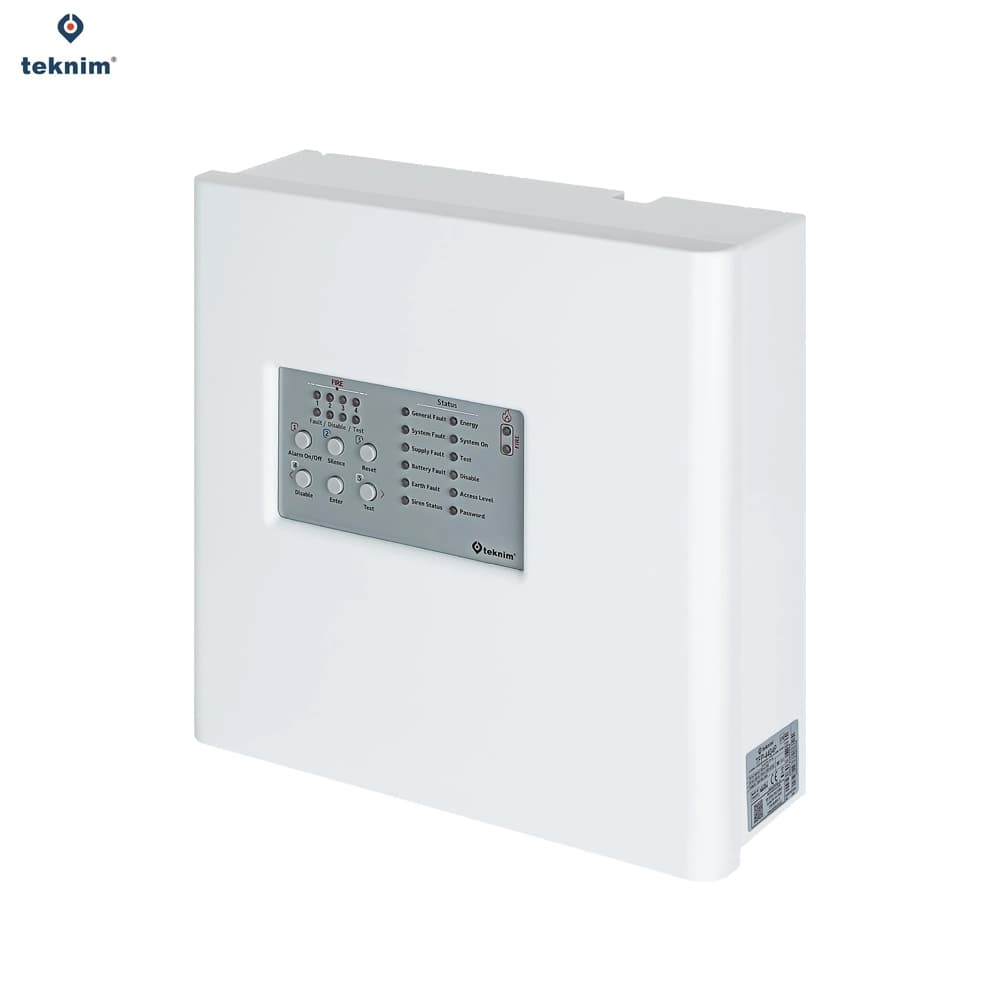 Teknim TFP-4404P 4 Zone Konvansiyonel Yangın Alarm Paneli - Image 1