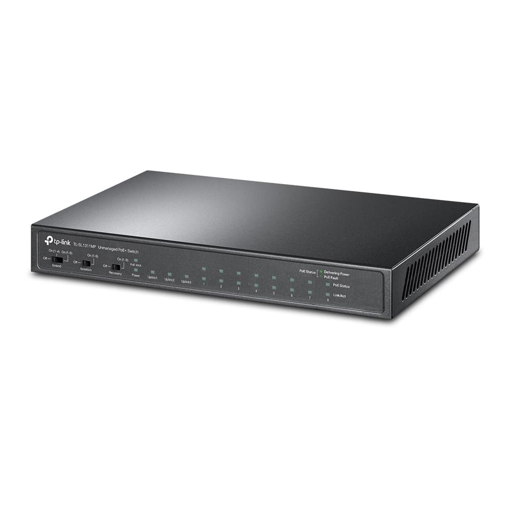 TP-Link TL-SL1311MP 8 Port PoE Switch - Image 1