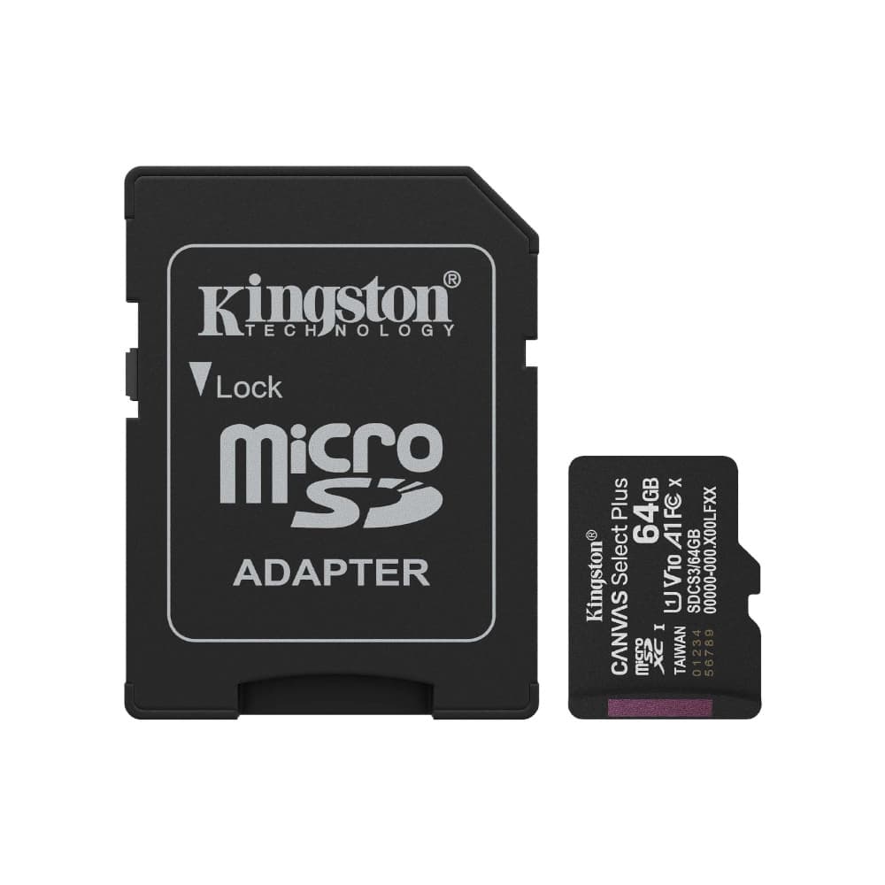 Kingstone SDCS3/64GB Canvas Select Plus 64GB MicroSD Kart - Image 1
