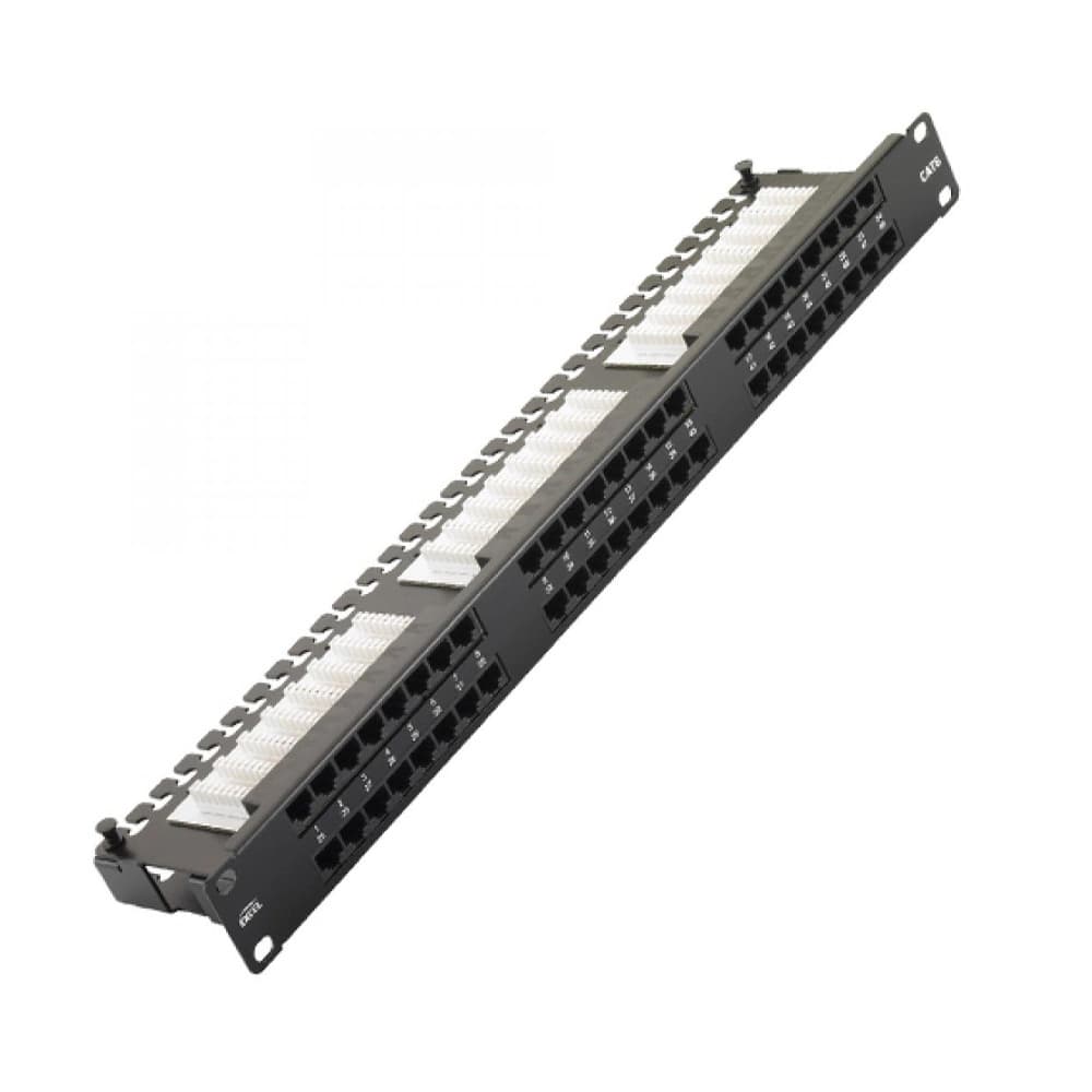 HCS Dataline P00-02450-1U 24 Port 1U Boş Patch Panel - Image 1