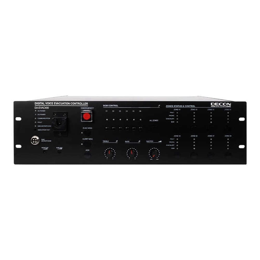 Decon DA-EVAC480 8 Zone 500 Watt Kontrol Ünitesi - Image 1