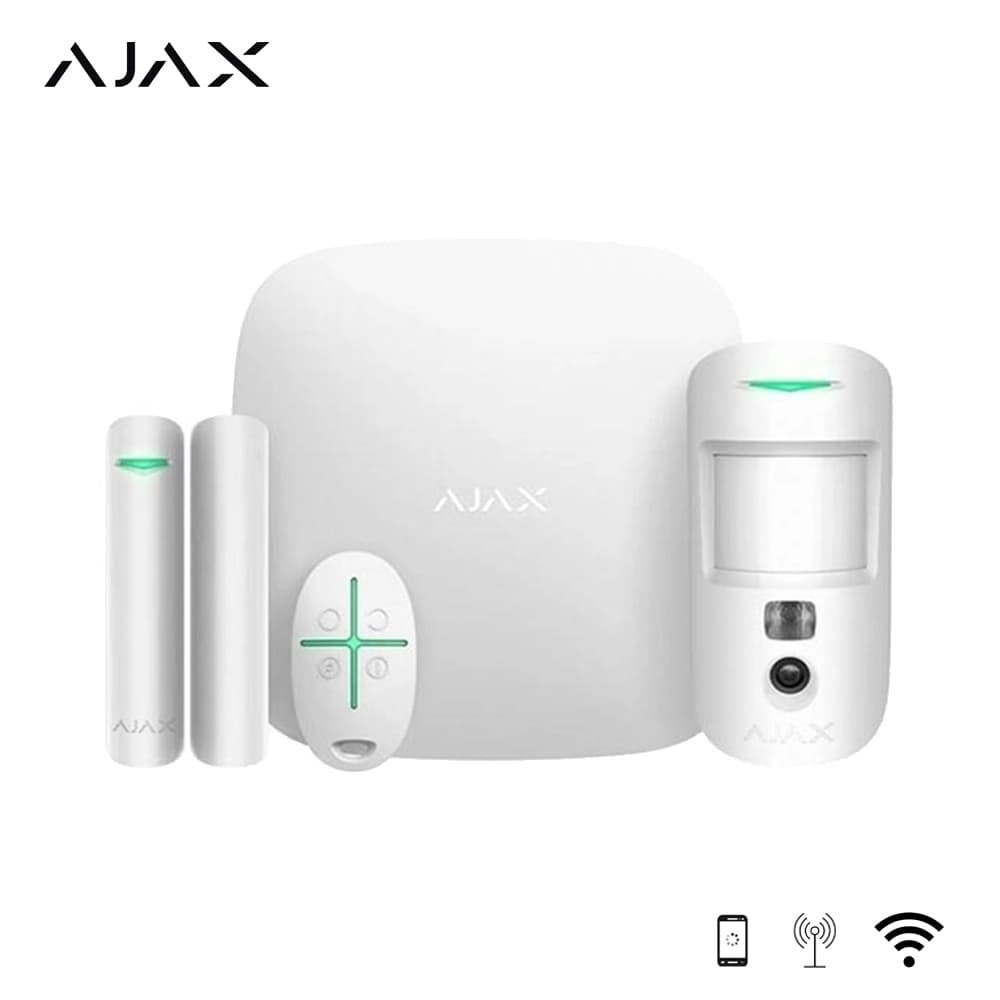 Ajax StarterKit 4G Kablosuz Alarm Seti Beyaz - Image 1