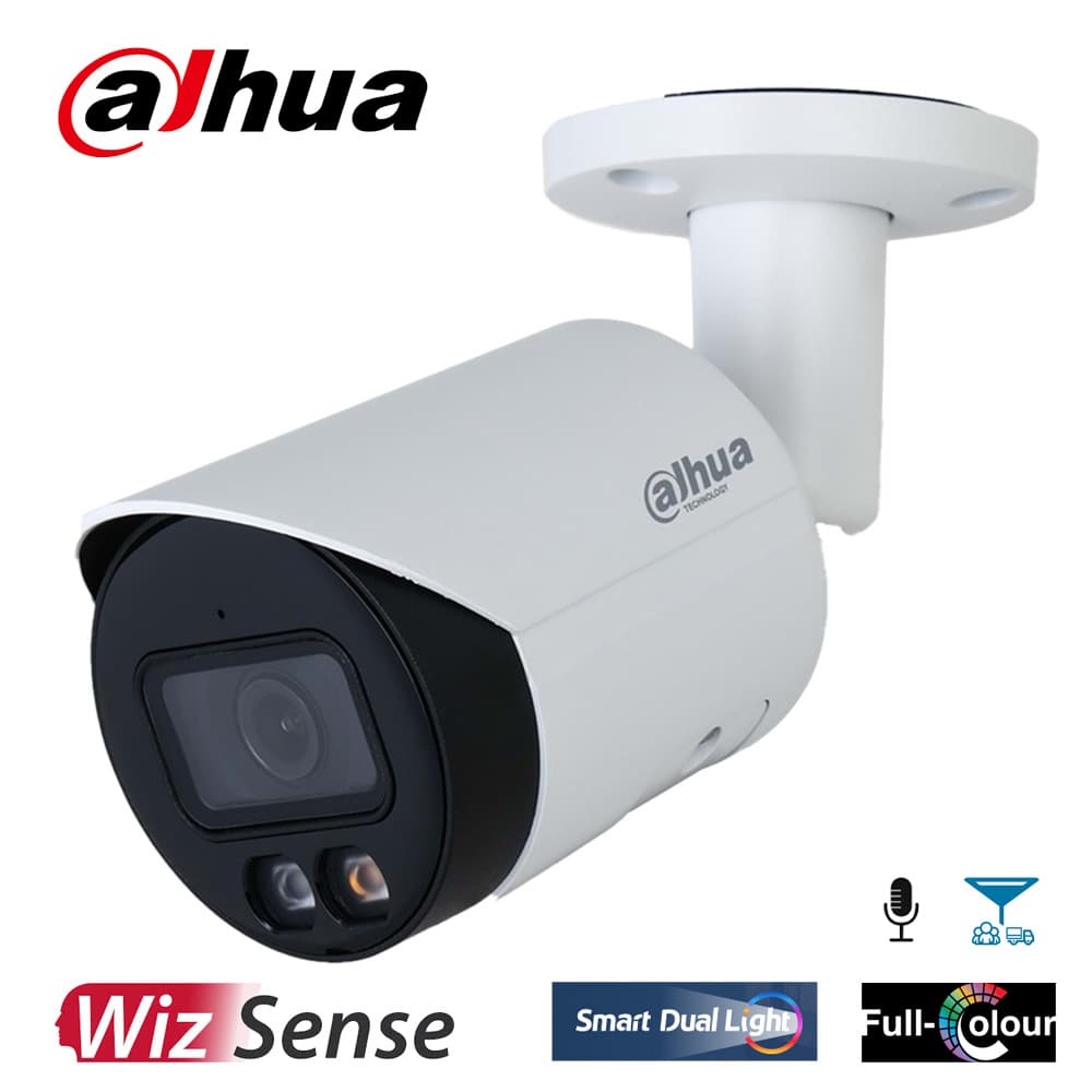 Dahua IPC-HFW2449S-S-IL-0360B 4MP Sesli IP Bullet Kamera - Image 1