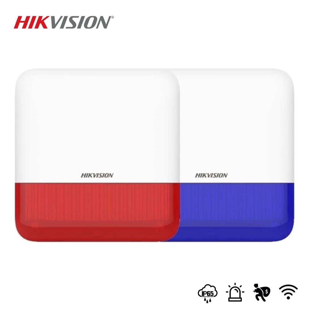 Hikvision DS-PS1-E-WE Kablosuz Harici Siren - Image 1