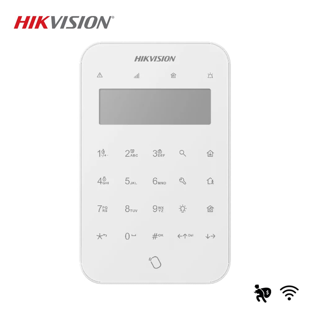 Hikvision DS-PK1-LT-WE Kablosuz LCD Şifre Paneli - Image 1
