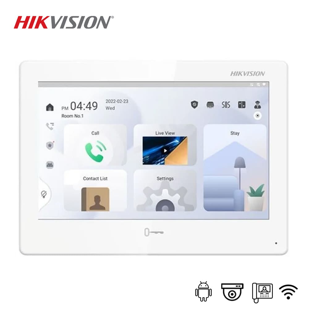 Hikvision DS-KH9510-WTE1 10" Daire İçi İnterkom Monitörü - Image 1