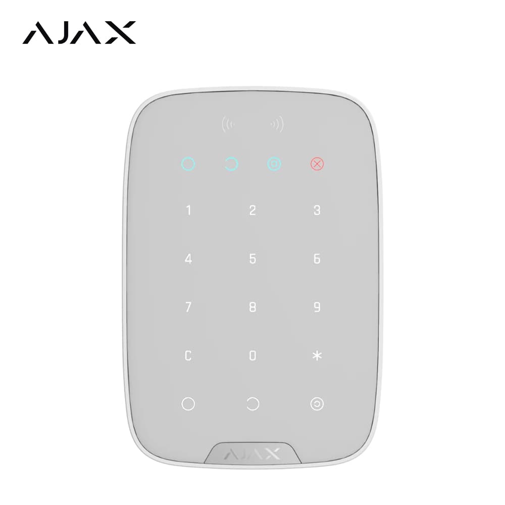 Ajax Keypad Kablosuz Şifre Paneli Beyaz - Image 1