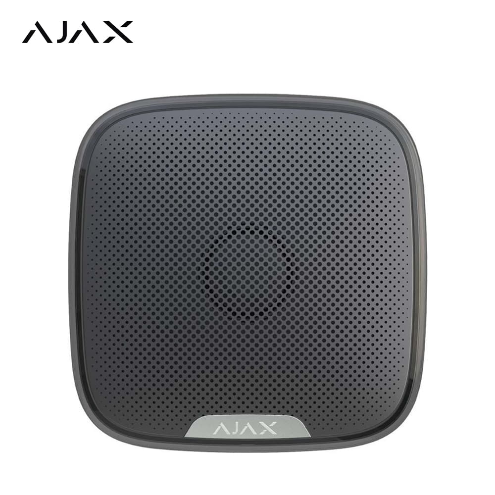 Ajax StreetSiren Kablosuz Harici Ortam Siren Siyah - Image 1