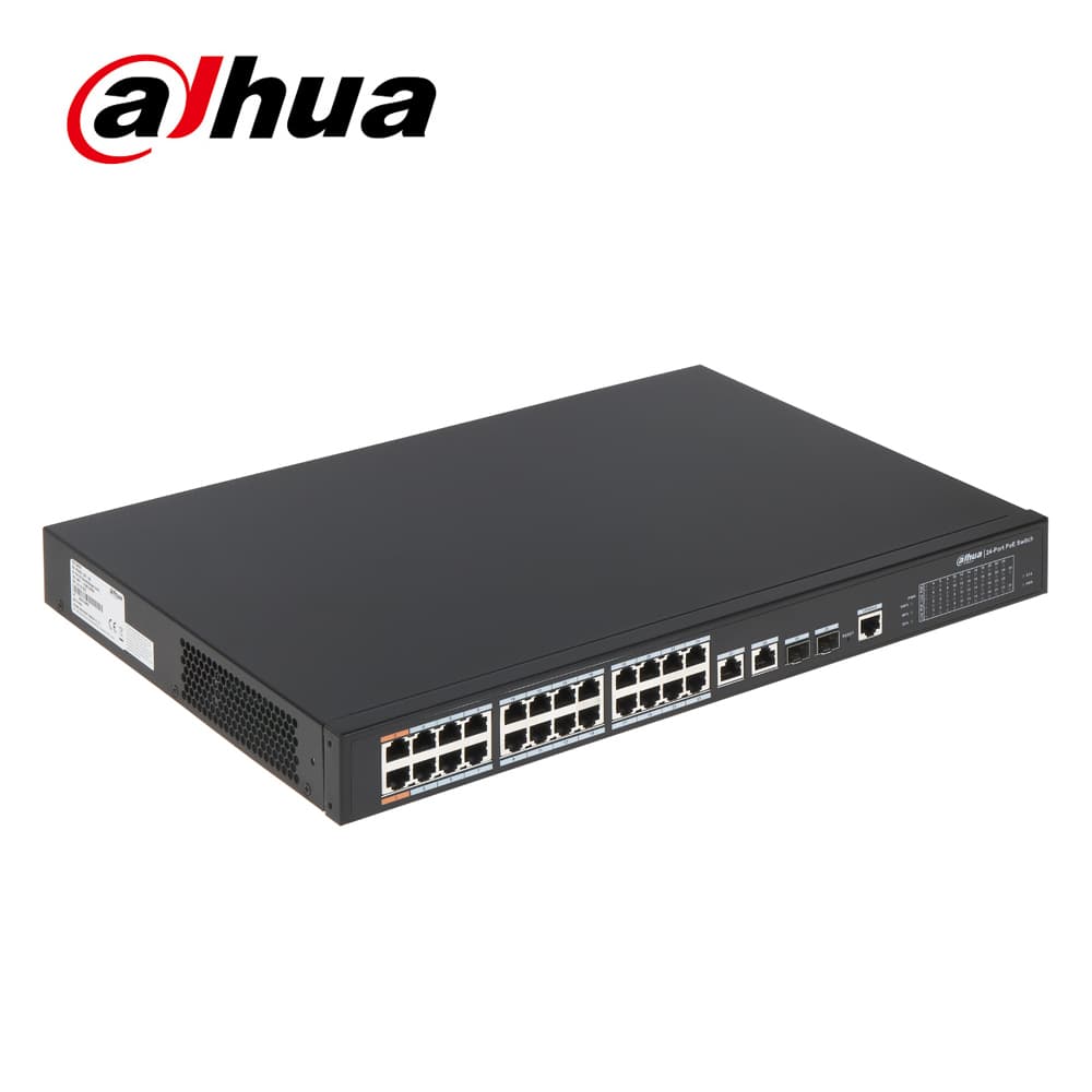 Dahua PFS3226-24ET-240 24 Port PoE Switch - Image 1