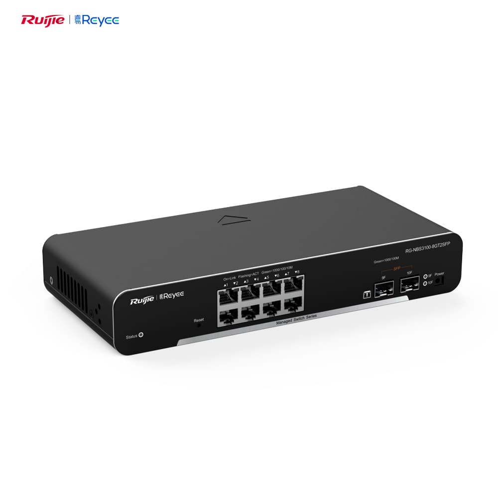 Ruijie Reyee RG-NBS3100-8GT2SFP-P 8 Port Gigabit PoE Switch - Image 1