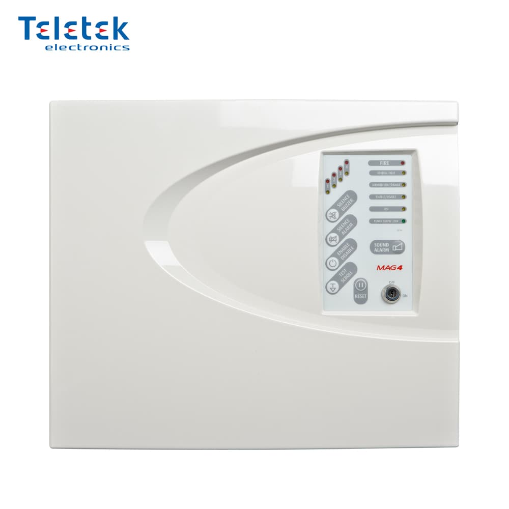 Teletek MAG 4P 4 Zone Konvansiyonel Yangın Alarm Paneli - Image 1