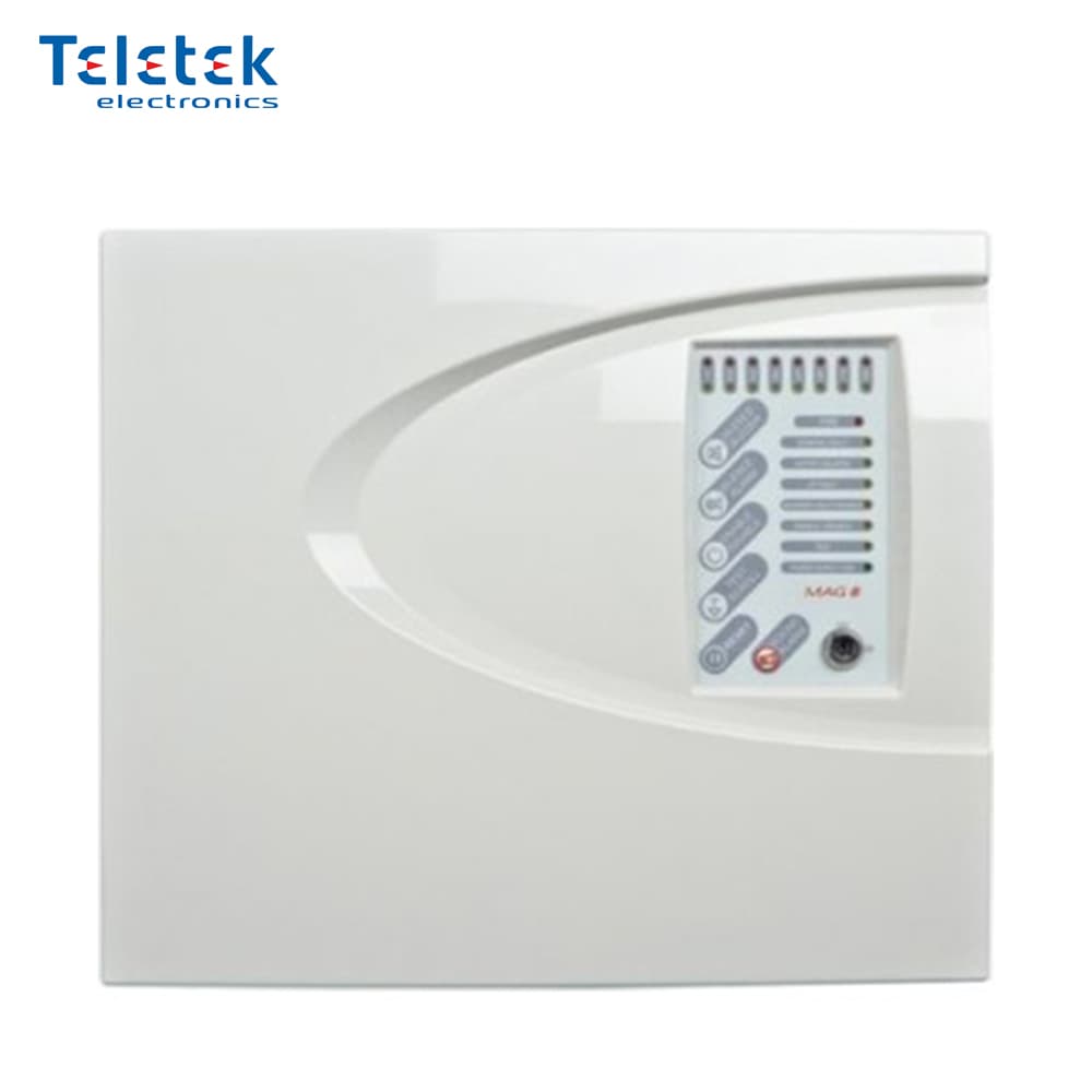 Teletek MAG 8Plus 8 Zone Konvansiyonel Yangın Alarm Paneli - Image 1
