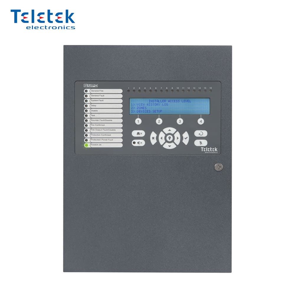 Teletek SIMPO 1 Loop Adresli Yangın Alarm Paneli - Image 1