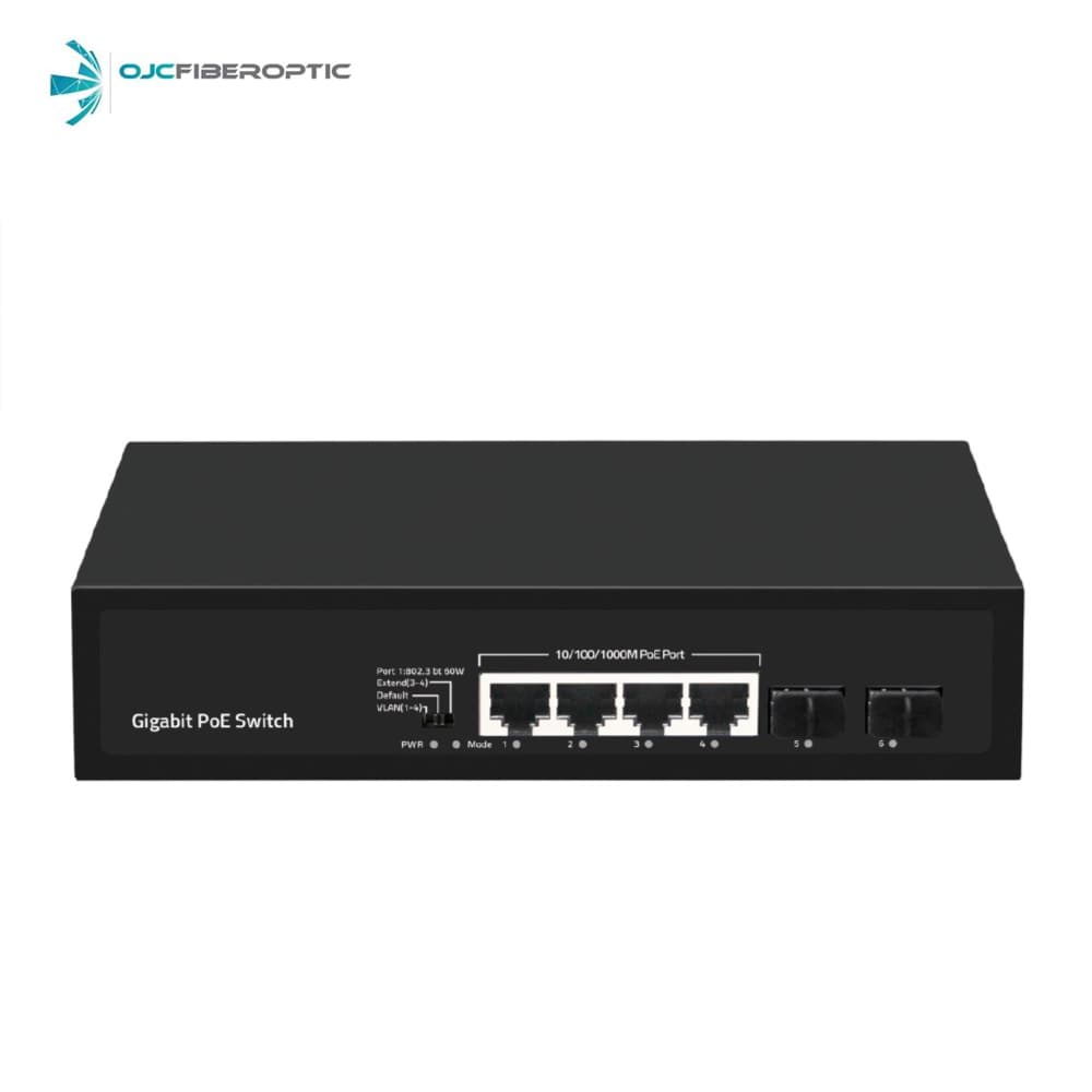 ODS ODS-4P2S 4 Port Gigabit PoE Switch - Image 1