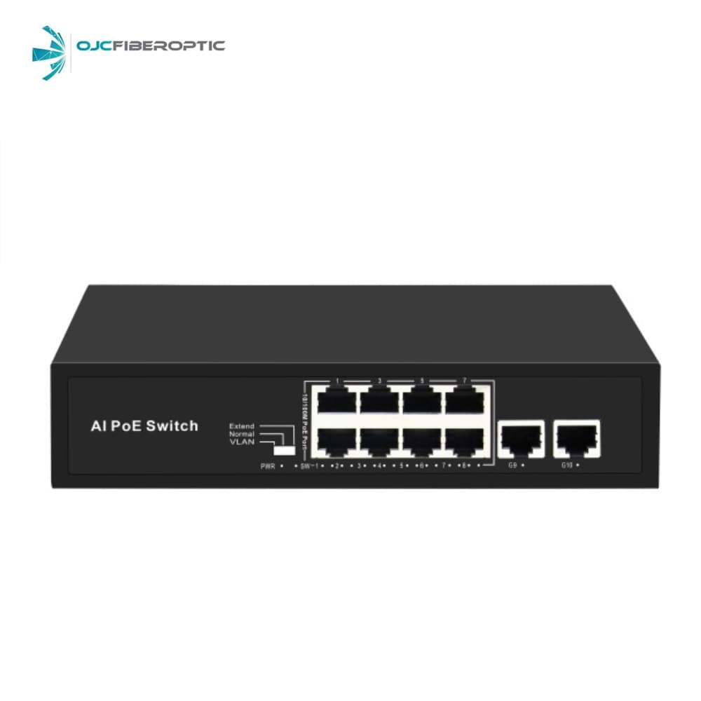 ODS ODS-R-8P2U 8 Port PoE Switch - Image 1