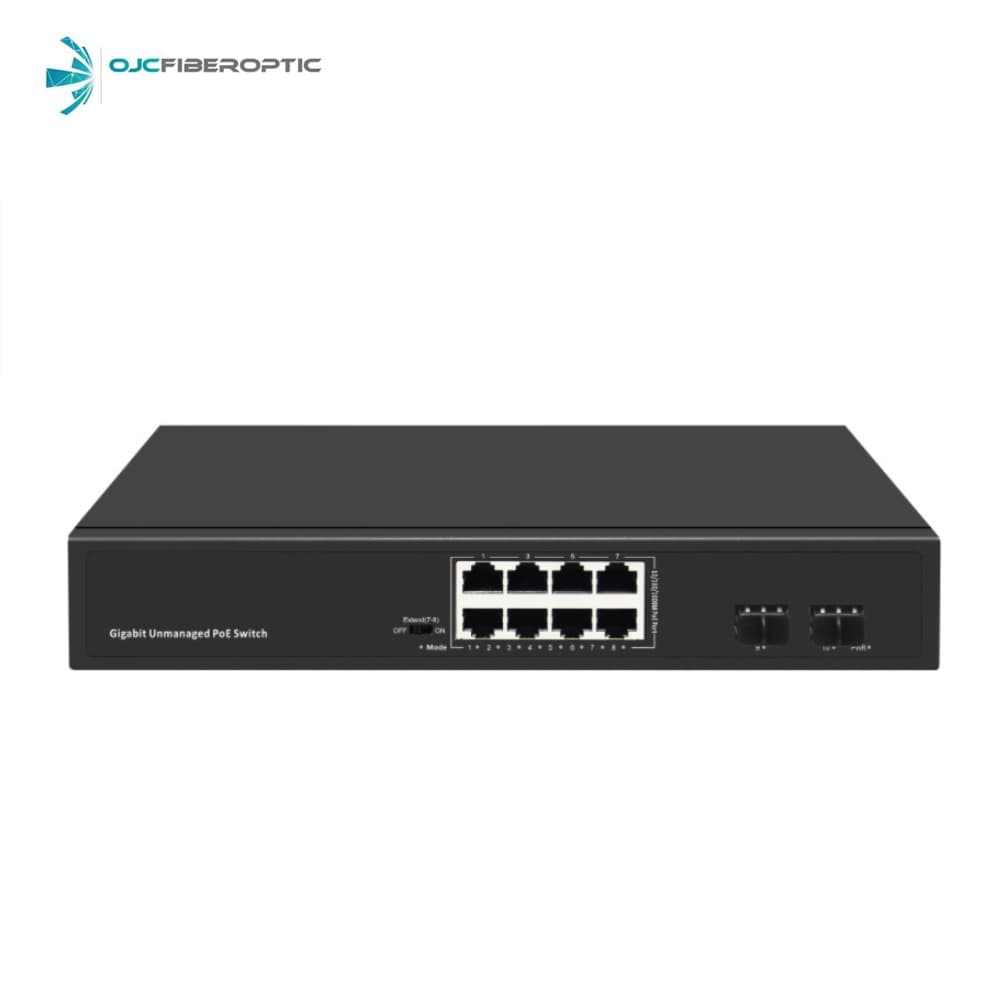 ODS ODS-8P2S 8 Port Gigabit PoE Switch - Image 1