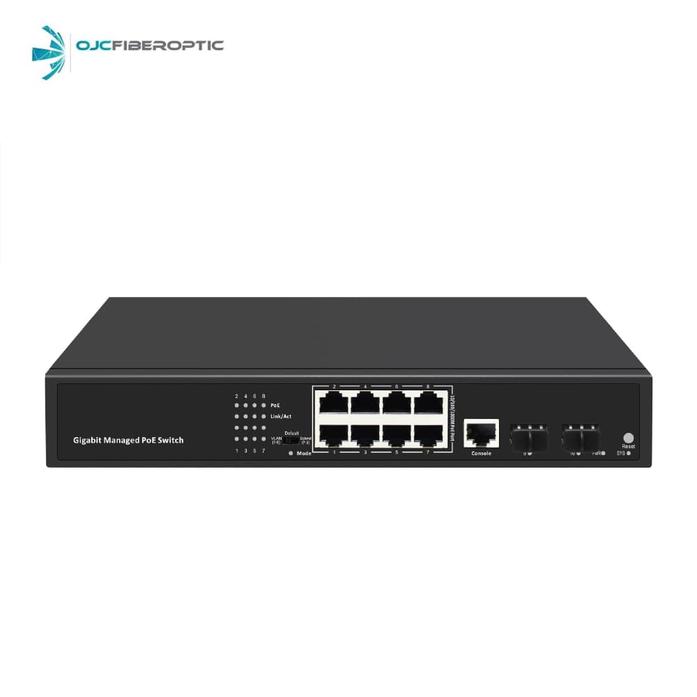 ODS ODS-8MP2S1C-120 8 Port Gigabit PoE Switch - Image 1