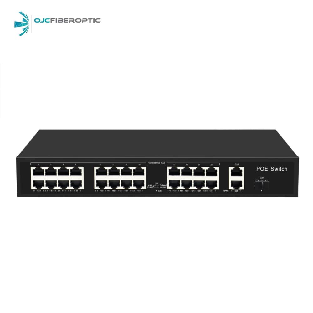ODS ODS-24P2U1S-300 24 Port PoE Switch - Image 1