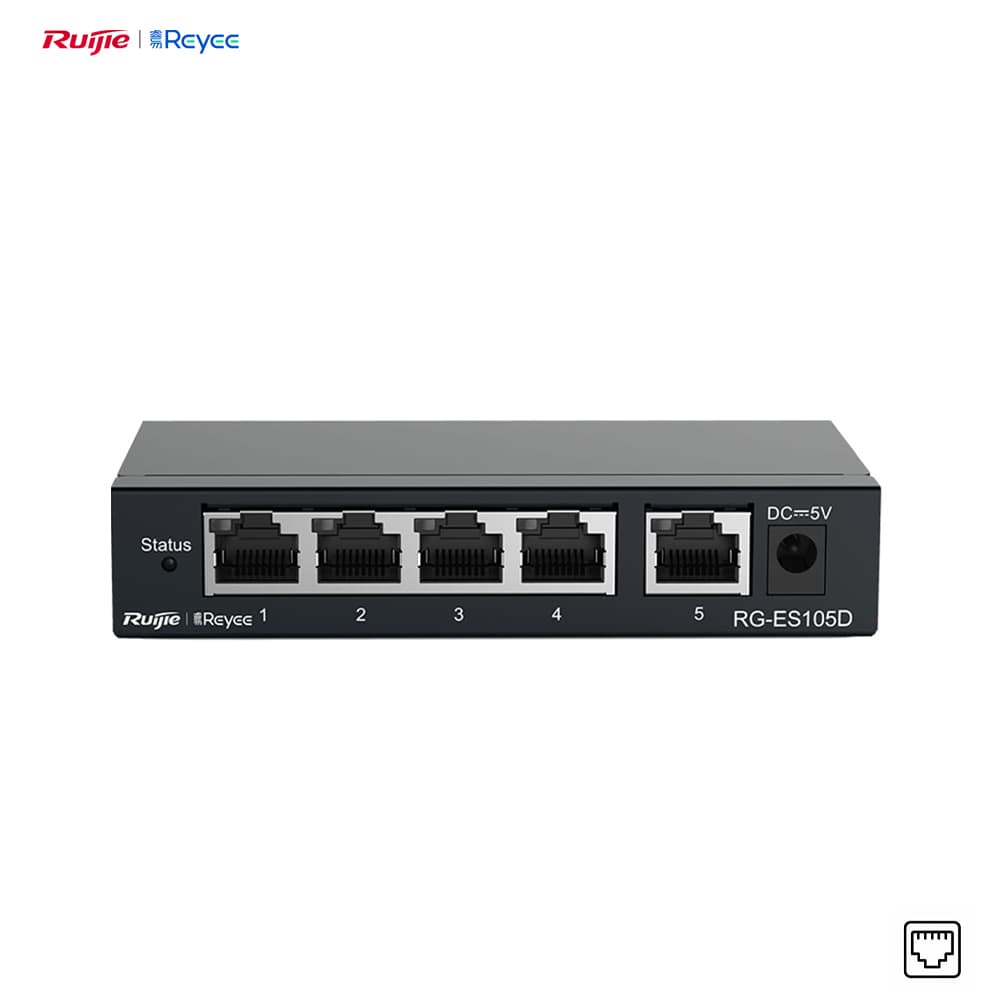 Reyee RG-ES105D 5 Port Network Switch - Image 1