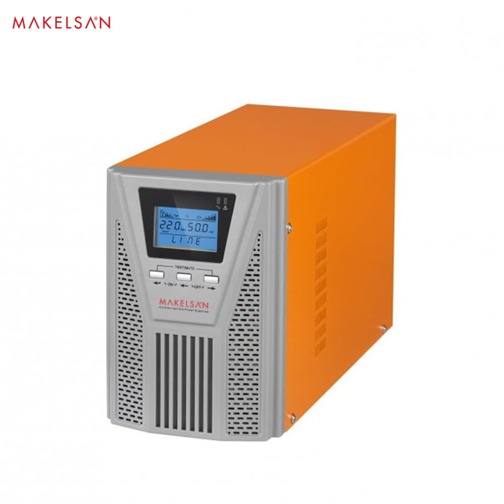 Makelsan 1 KVA Online Kesintisiz Güç Kaynağı UPS (2x9Ah) - Image 1