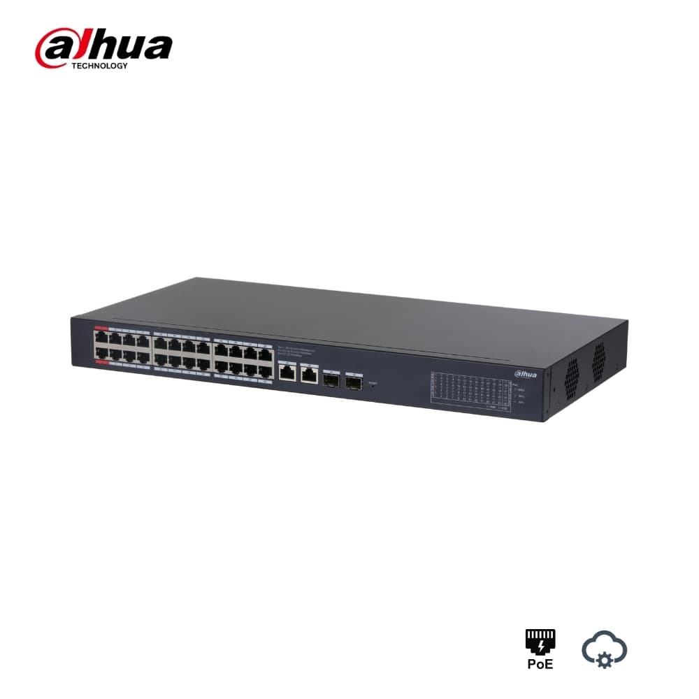 Dahua PFS4226-24GT-370 24 Port Gigabit PoE Switch - Image 1