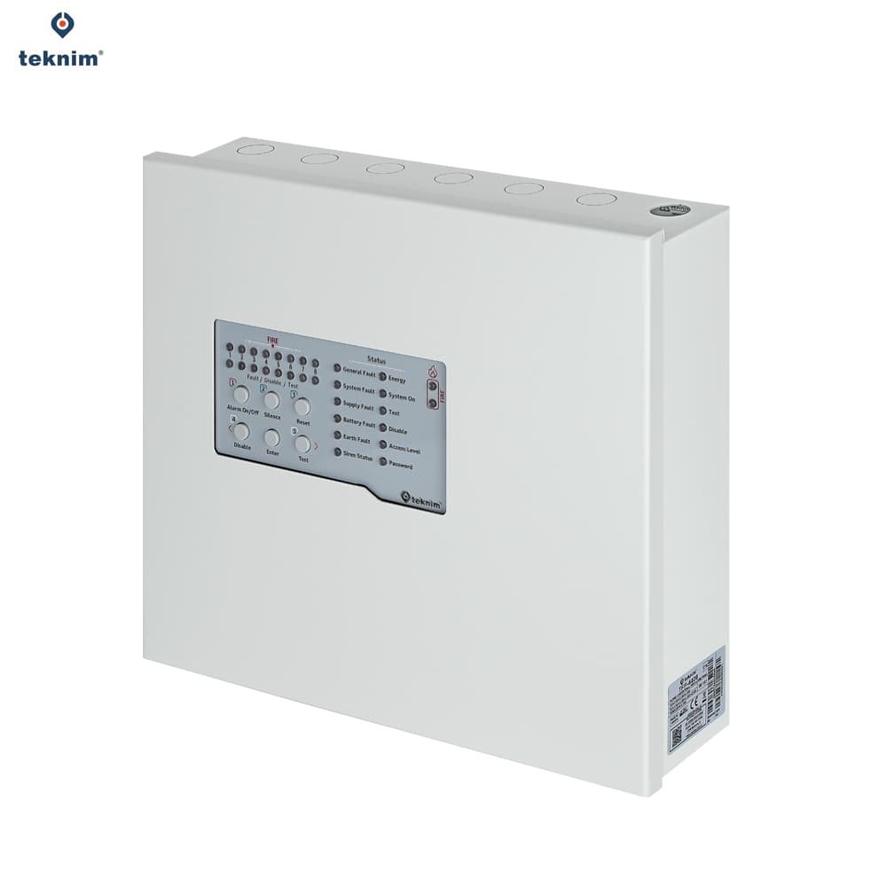 Teknim TFP-4408 8 Zone Konvansiyonel Yangın Alarm Paneli - Image 1