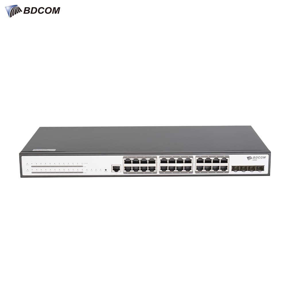 BDCOM S2900-24P4X 24 Port Gigabit Network PoE Switch - Image 1