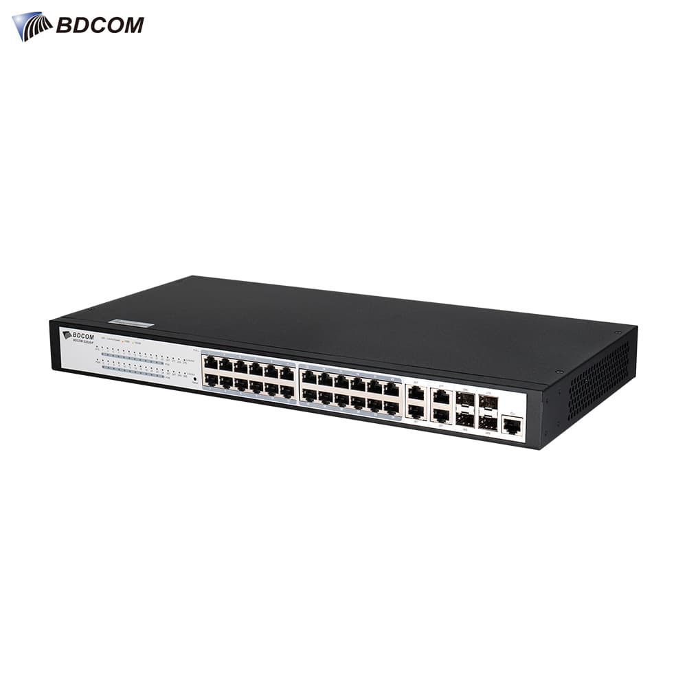 BDCOM S2528-P 24 Port Gigabit Network PoE Switch - Image 1