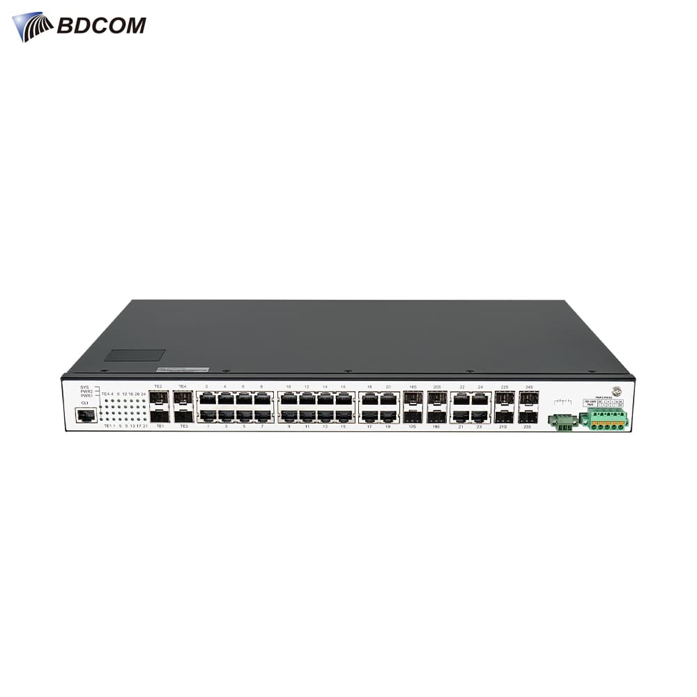 BDCOM IES2000-5024T8C4X 16 Port Gigabit Endustriyel Switch - Image 1