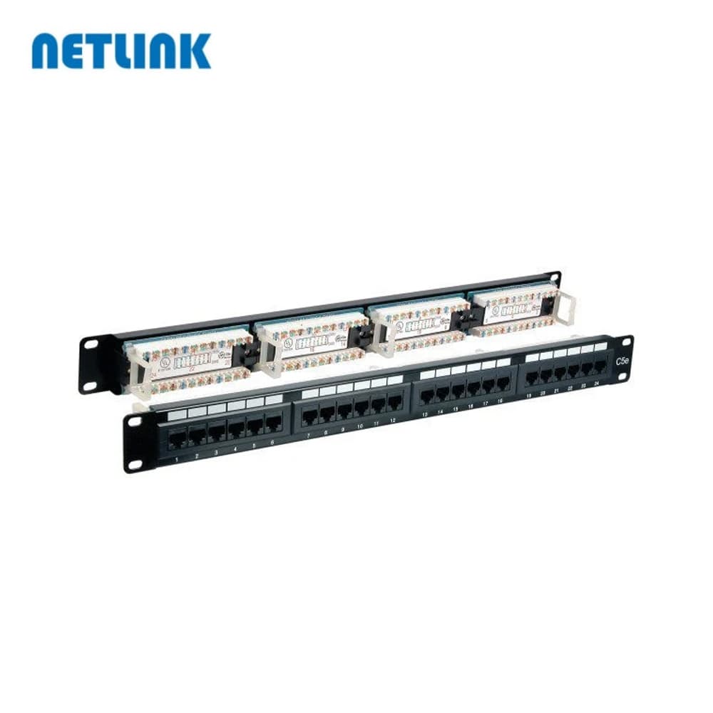 Netlink DN-91412 24 Port CAT6 Patch Panel (Boş) - Image 1