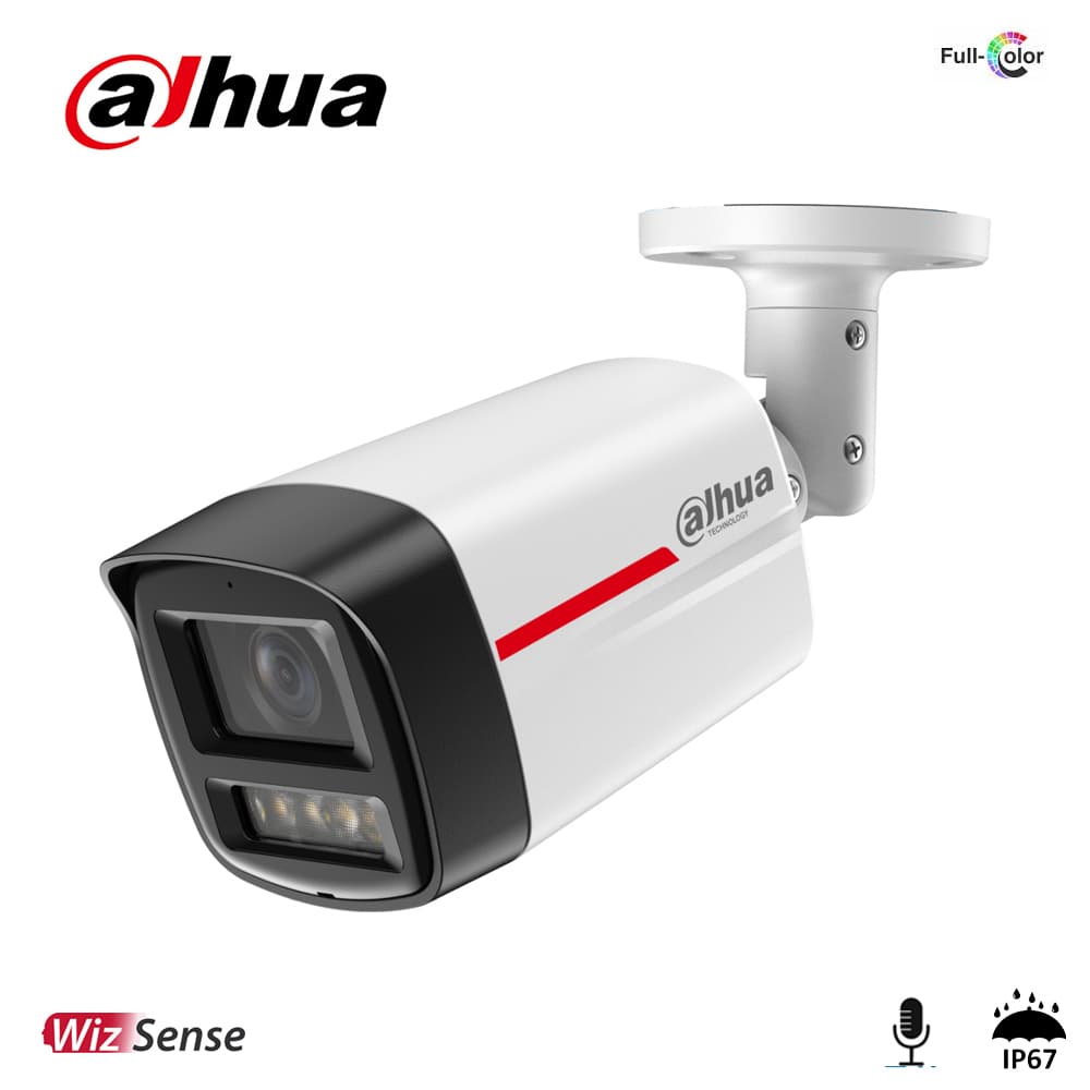 Dahua IPC-HFW2449TL-S-LED-PRO 4MP Sesli IP Bullet Kamera (3.6mm Lens) - Image 1