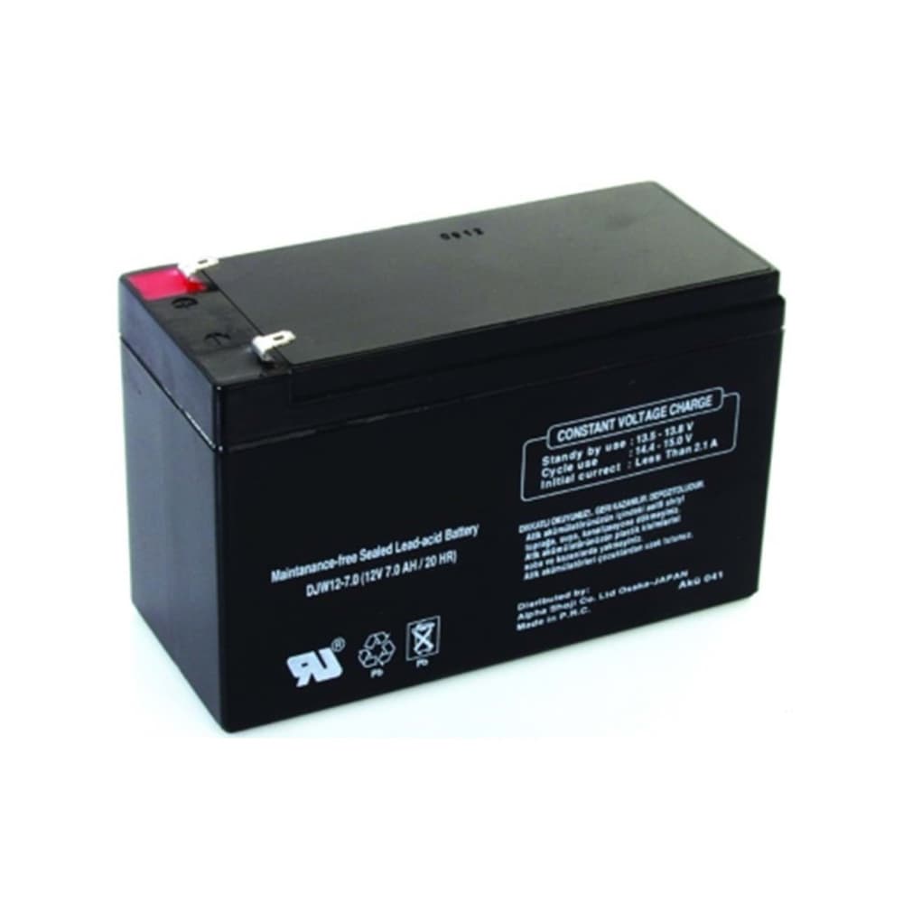 12 Volt 7 Amper Kuru Tip Bakımsız Akü - Image 1