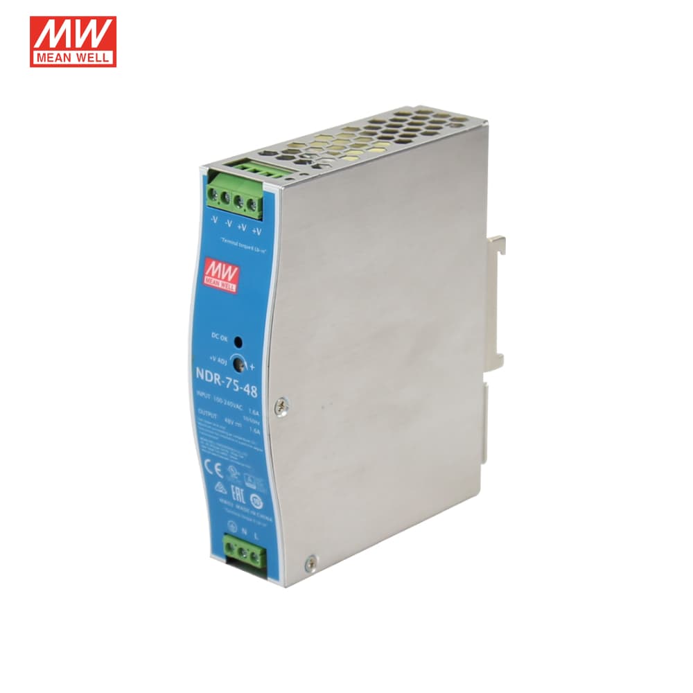 Mean Well NDR-75-48 48 Volt Adaptör - Image 1