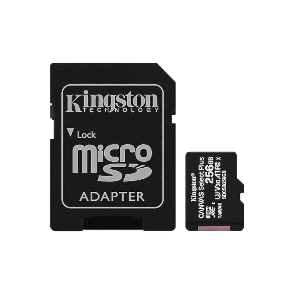 Kingstone SDCS2/256GB Canvas 256GB MicroSD Kart - Image 1
