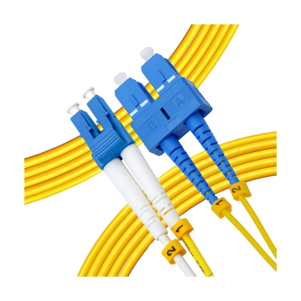 50 Metre Single Mode Fiber Optik SL LC Patch Cord - Image 1