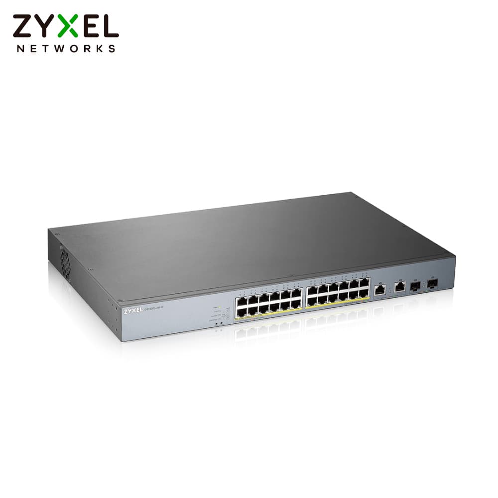 Zyxell GS1350-26HP 24 Port Gigabit PoE Switch - Image 1