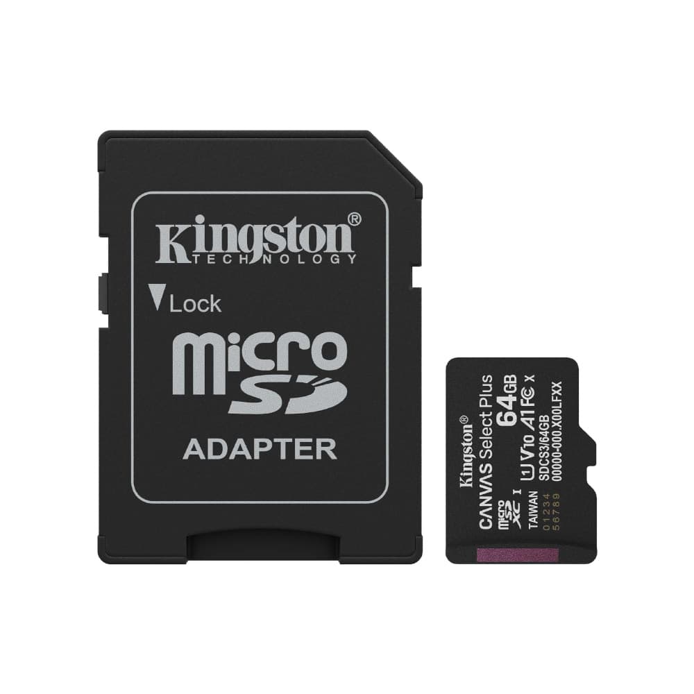 Kingstone SDCS3/64GB Canvas Select Plus 64GB MicroSD Kart - Image 1