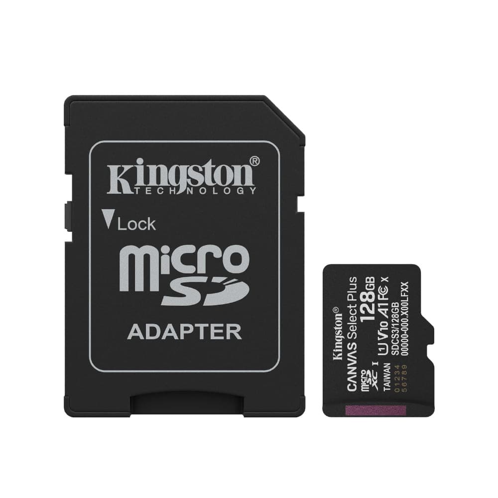 Kingstone SDCS3/128GB Canvas Select Plus 128GB MicroSD Kart - Image 1