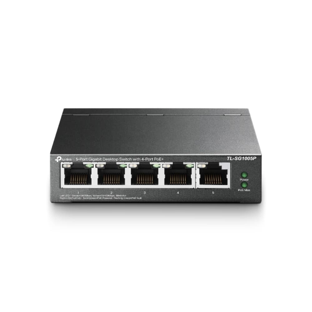 TP-Link TL-SG1005P 4 Port Gigabit PoE Switch - Image 1